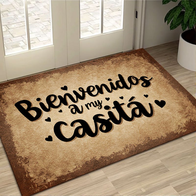 Outdoor Furniture Spain - Bienvenidos A Mi Casita Doormat Spanish
