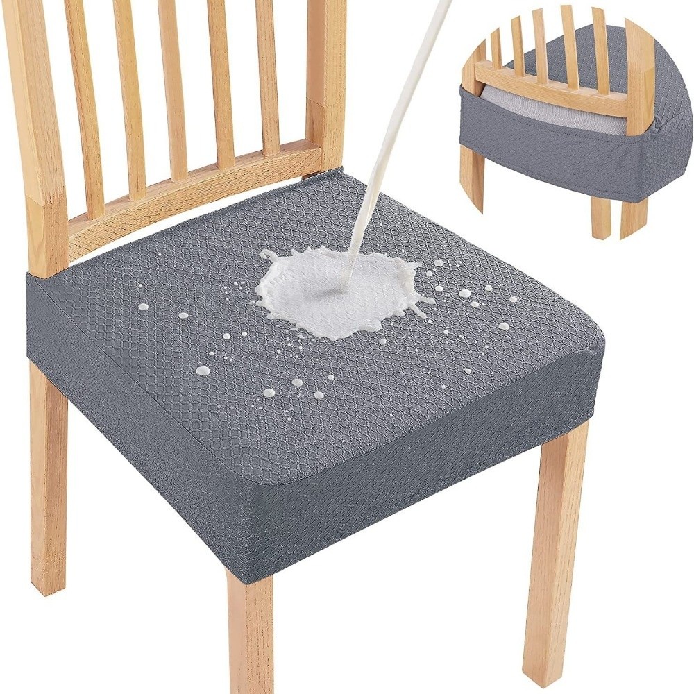 Outdoor Furniture Easy To Clean - Waterproof Jacquard Chair Covers TPU-coated Checkered
