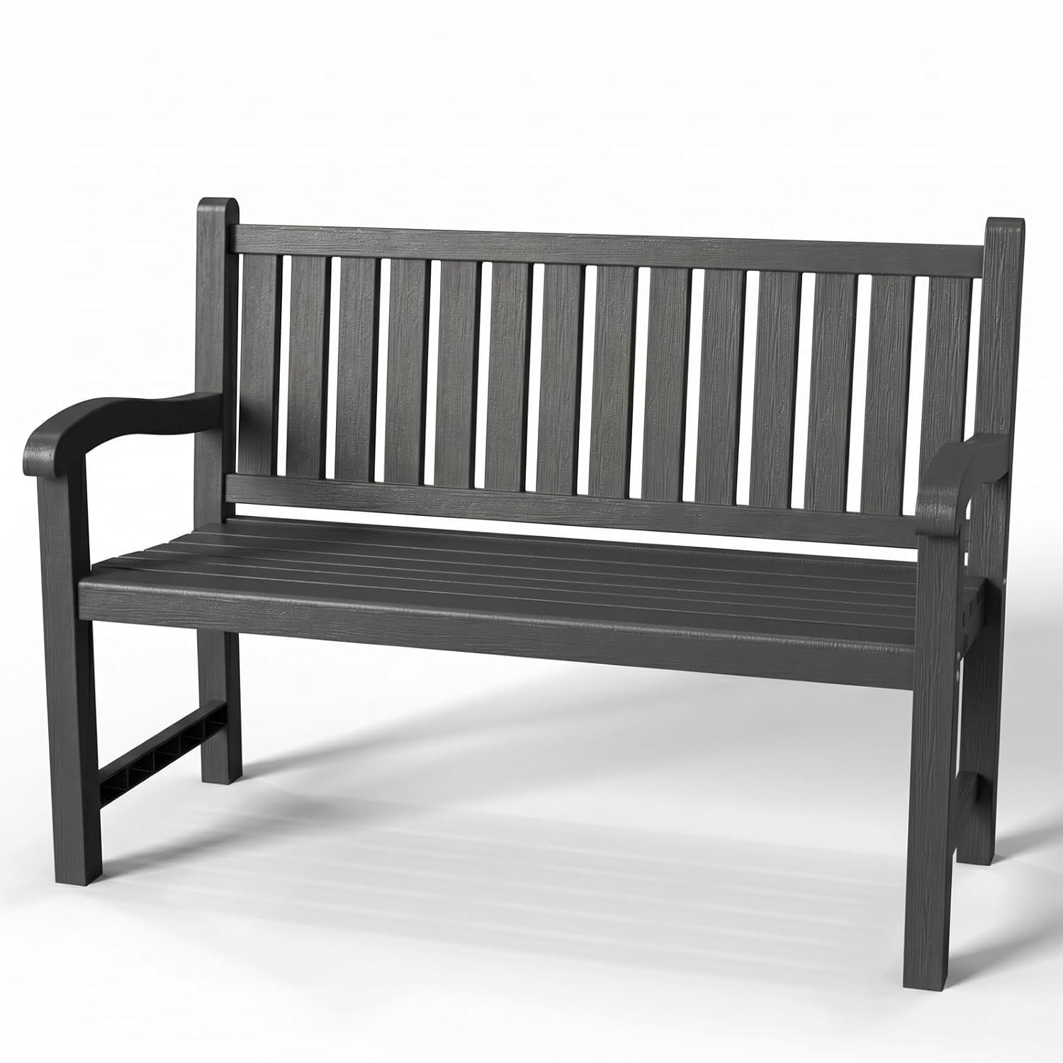 Outdoor Furniture Resin - Outdoor Bench 2-Person Resin Patio Chair