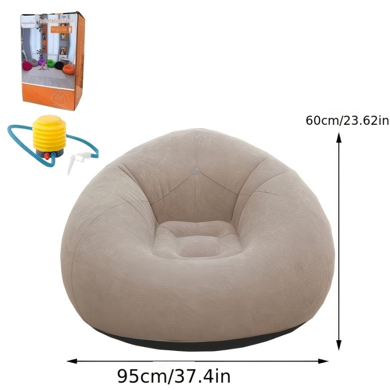 2-Piece Inflatable Bean Bag Se - đánh giá và giá Outdoor Furniture Durable