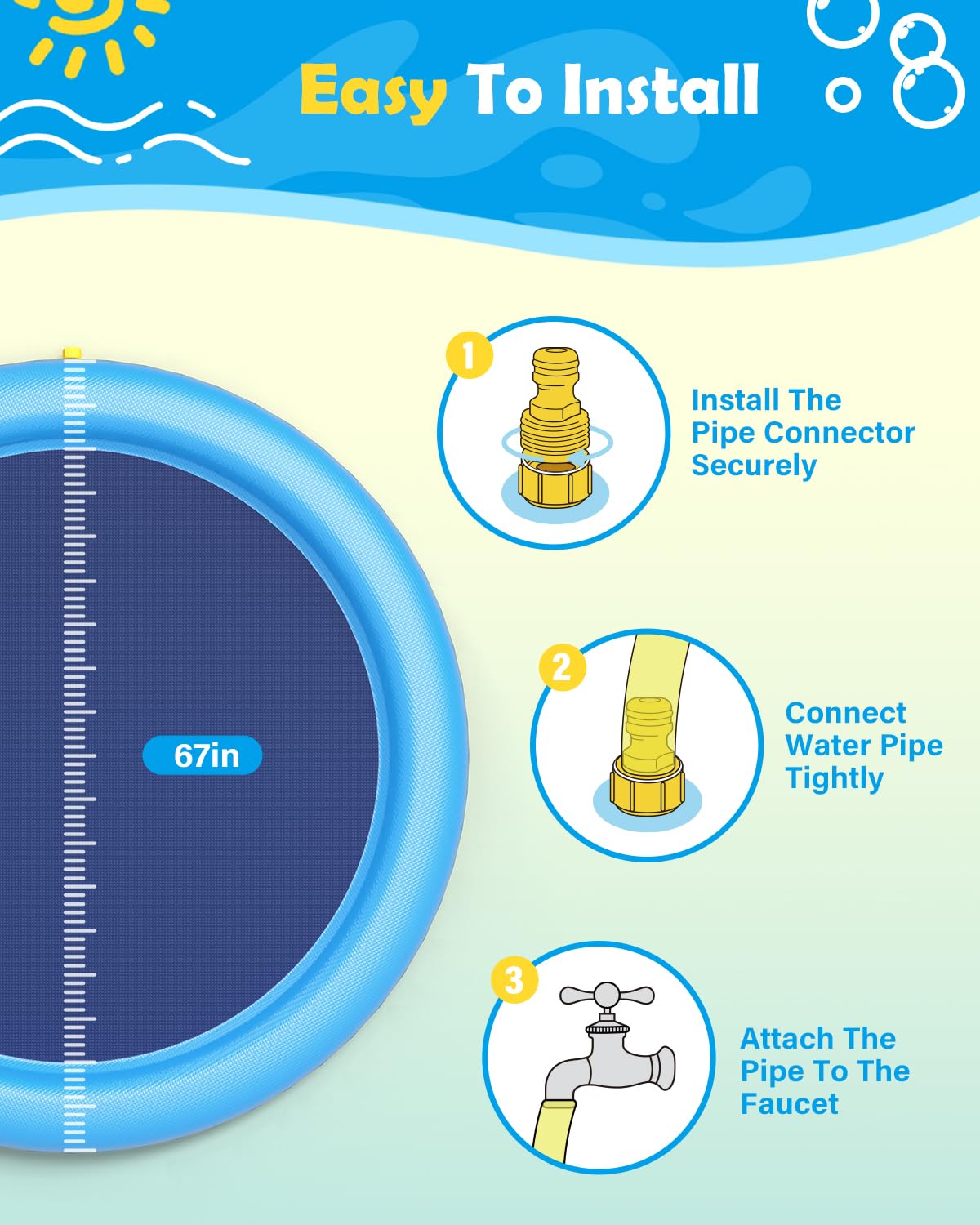 Dog Splash Pad Thick Sprinkler - đánh giá và giá Outdoor Rug Waterproof