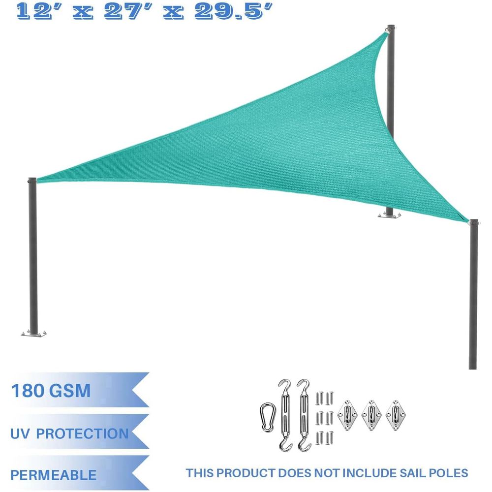12' x 27' x 30' Sun Shade Sail - đánh giá và giá Sun Sail Shade