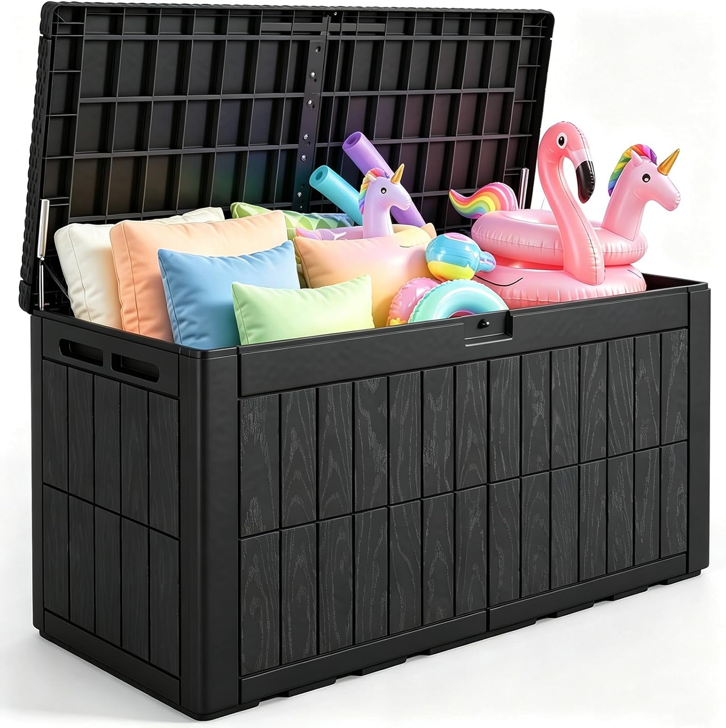 120 Gallon Resin Deck Box, Wea - đánh giá và giá Outdoor Furniture Resin