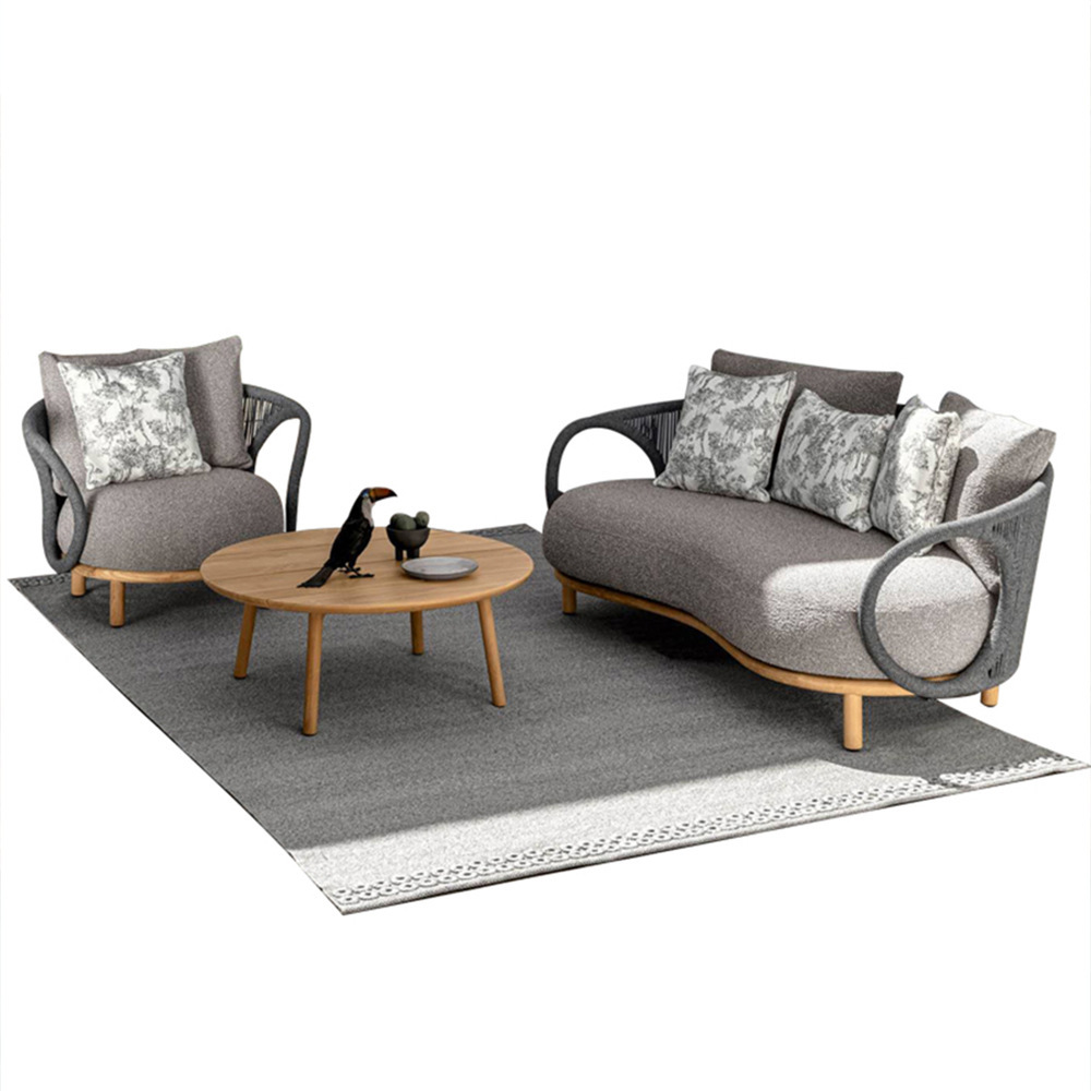 Outdoor rattan sofa teak garde - đánh giá và giá Outdoor Furniture Teak