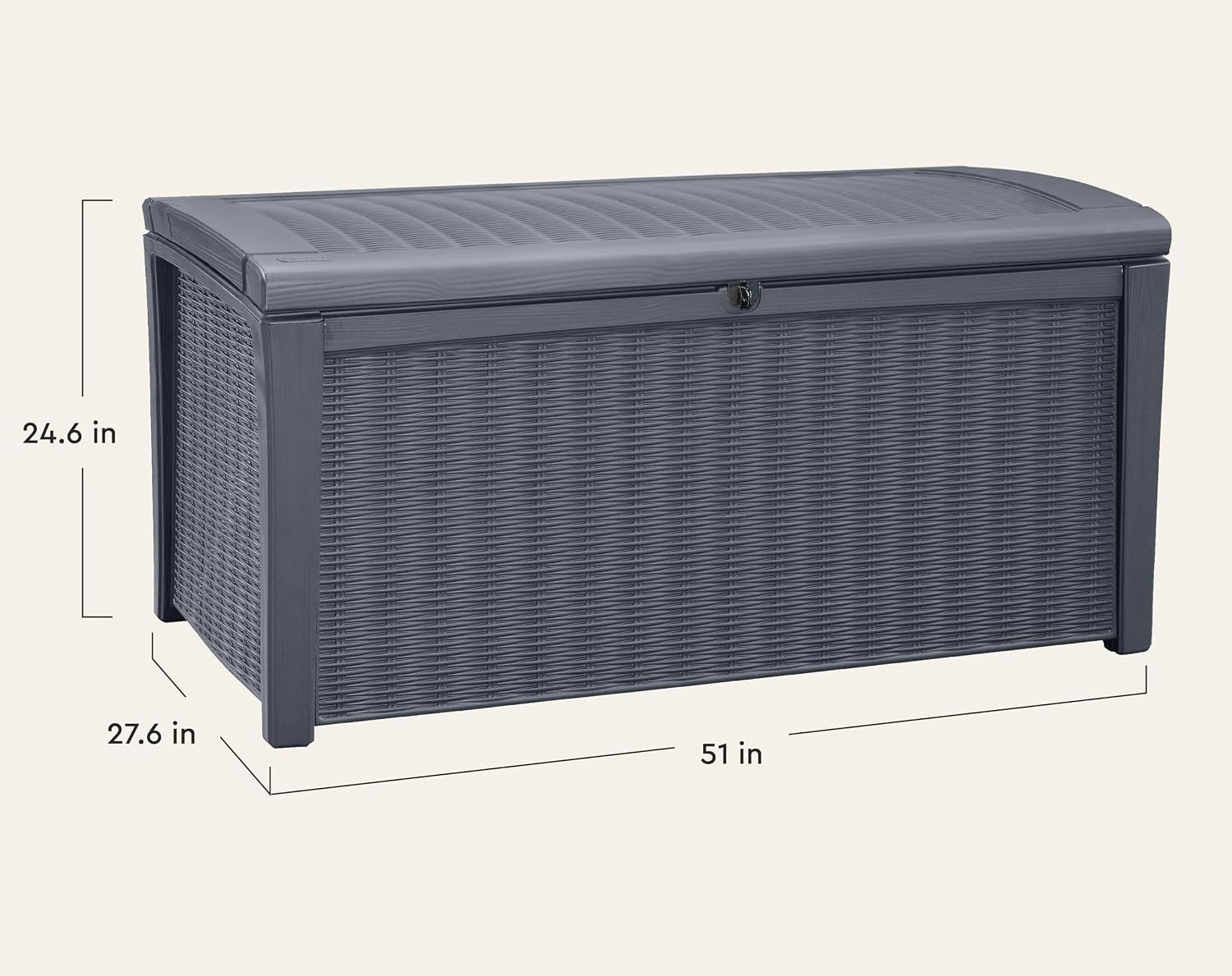 110 Gallon Outdoor Storage Dec - đánh giá và giá Outdoor Furniture Resin