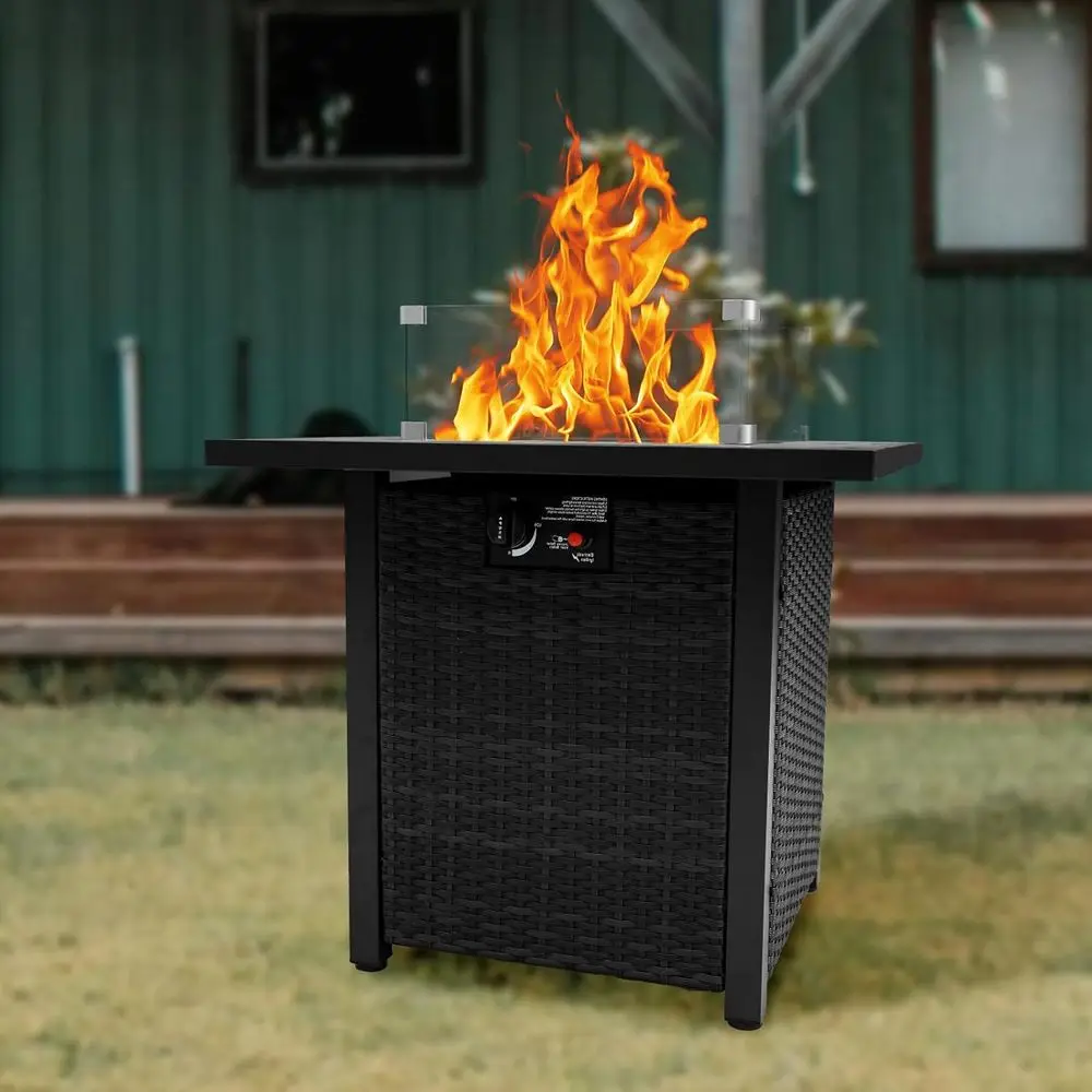 Wicker Outdoor Patio Furniture - đánh giá và giá Outdoor Furniture Fire Table
