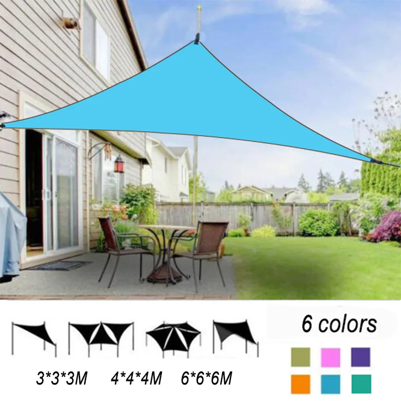 Rainproof Portable Folding Tri - đánh giá và giá Sun Sail Shade