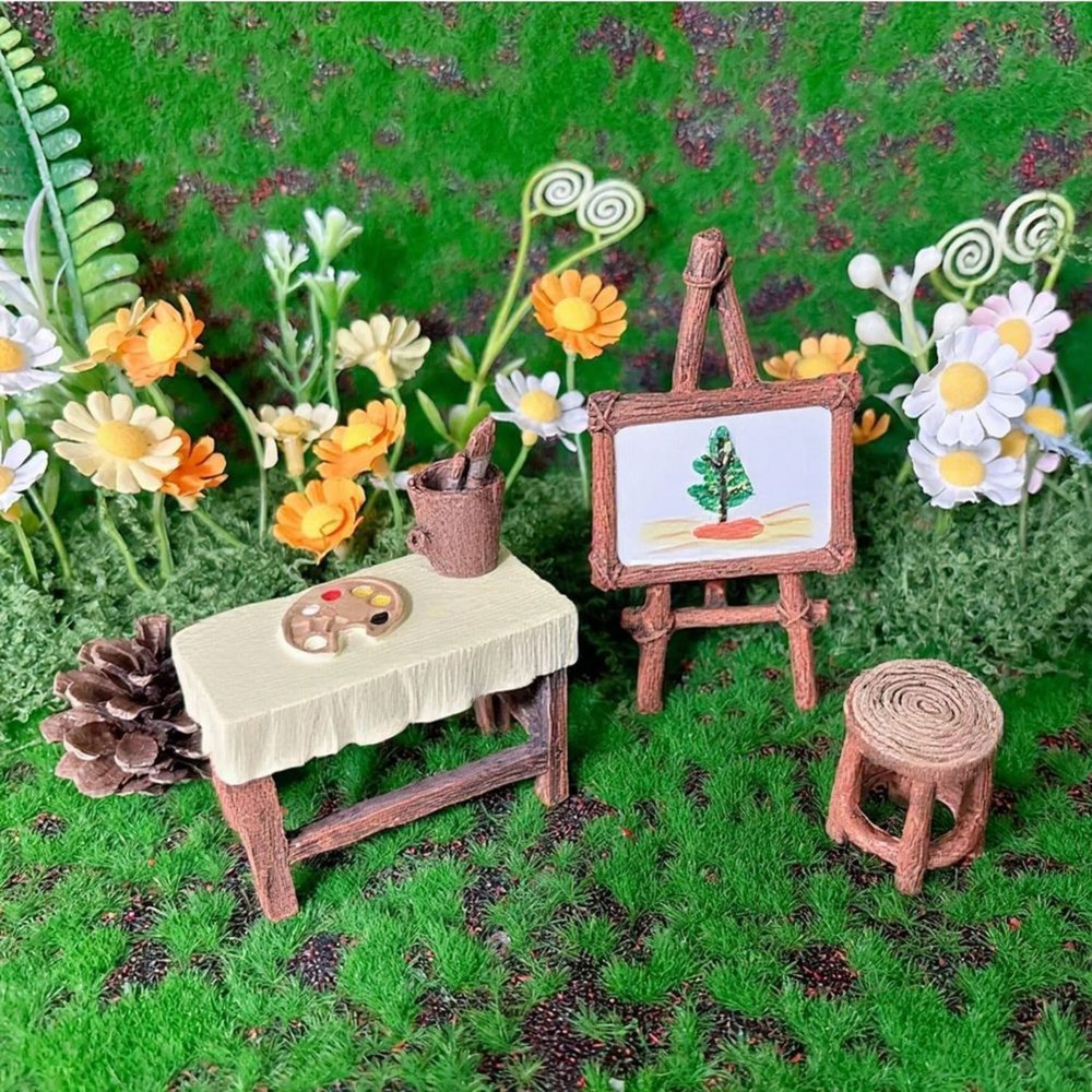 WORTHOWN-Fairy Garden,Miniatur - đánh giá và giá Outdoor Furniture Resin