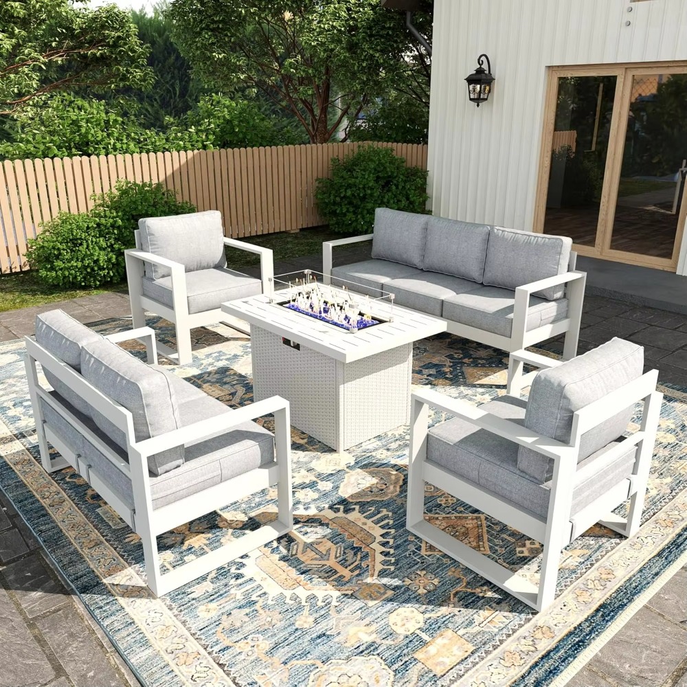 Terrace Seat Set Balcony Furni - đánh giá và giá Outdoor Furniture Fire Table