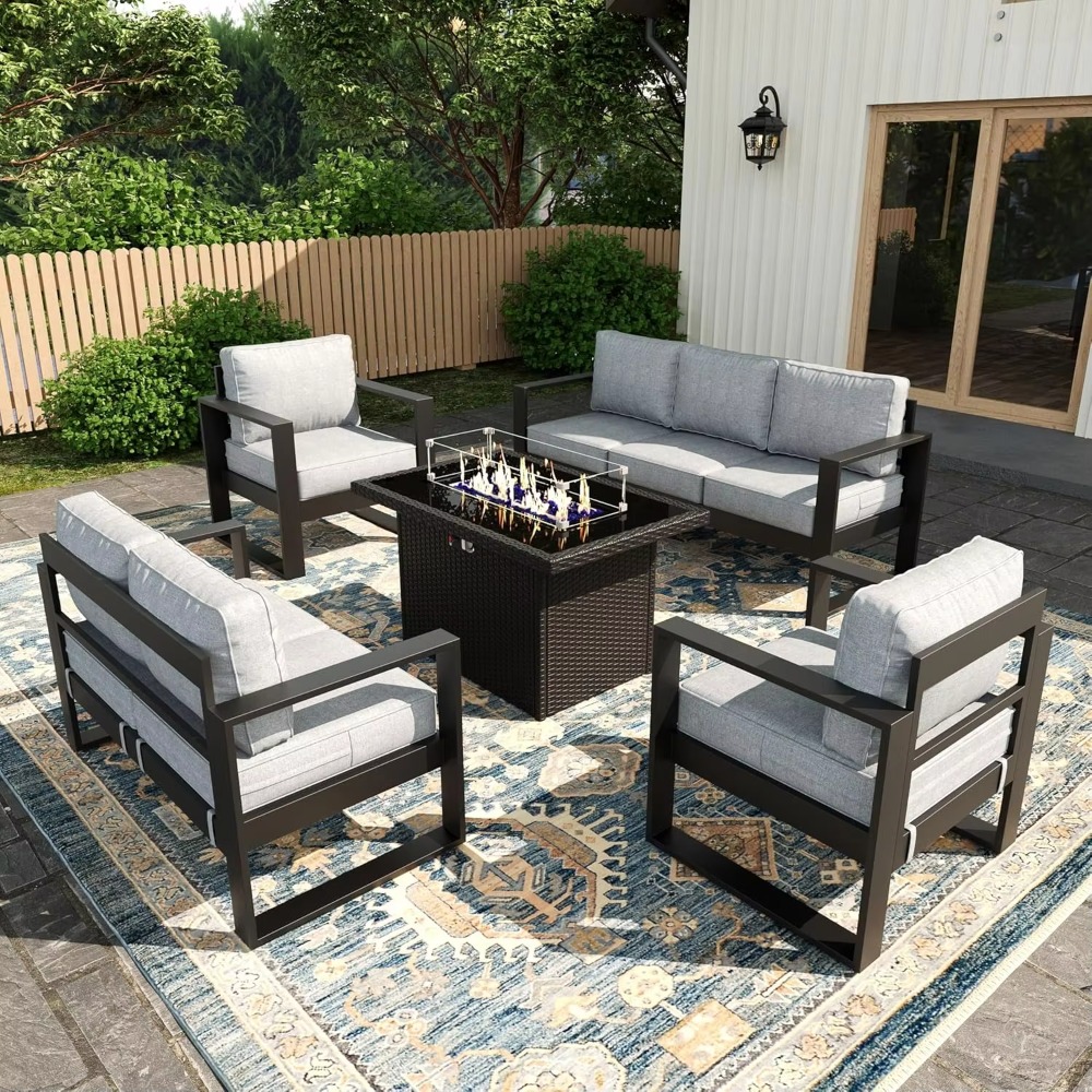 Terrace Seat Set Balcony Furni - đánh giá và giá Outdoor Furniture Fire Table