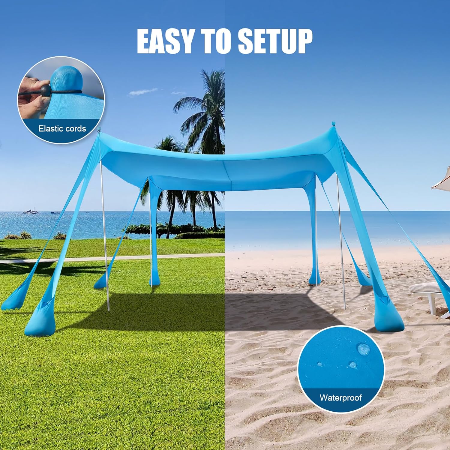 Beach Tent Camping Sun Shelter - đánh giá và giá Sun Sail Shade