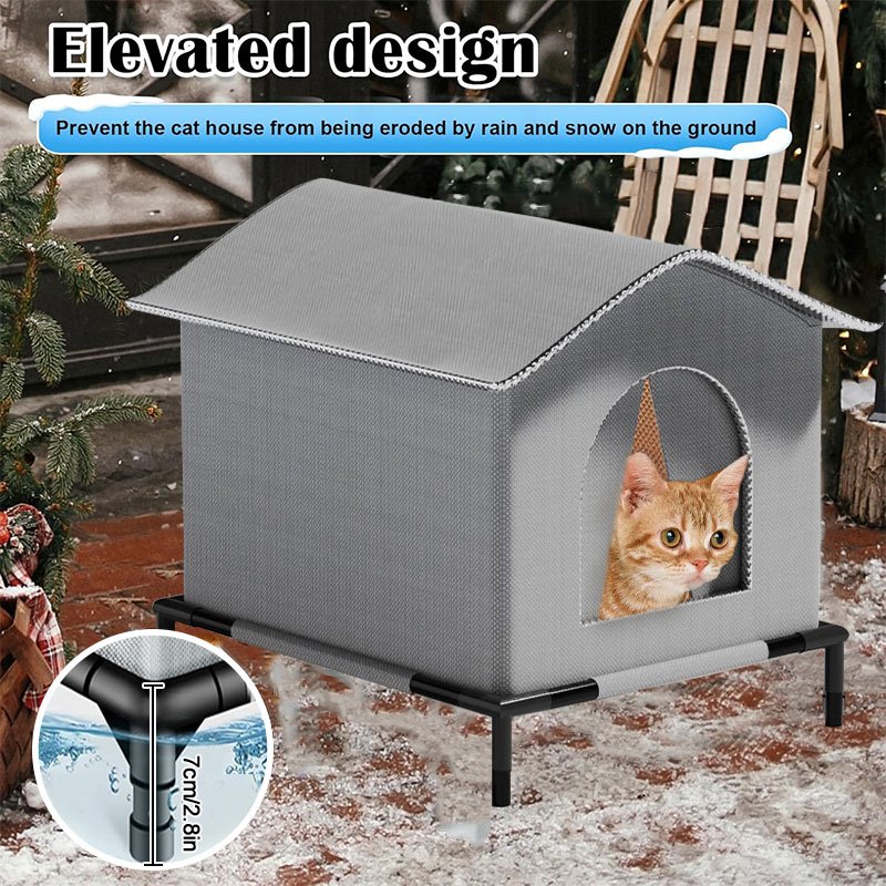 Stray Cat Houses with Mat Wate - đánh giá và giá Outdoor Rug Waterproof