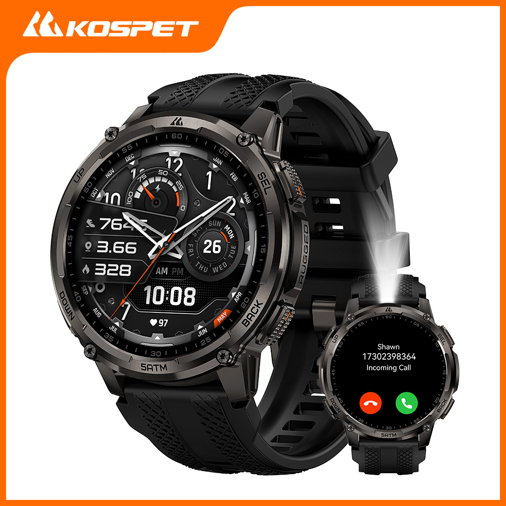KOSPET TANK T4C Smartwatch Men - đánh giá và giá Outdoor Rug Waterproof