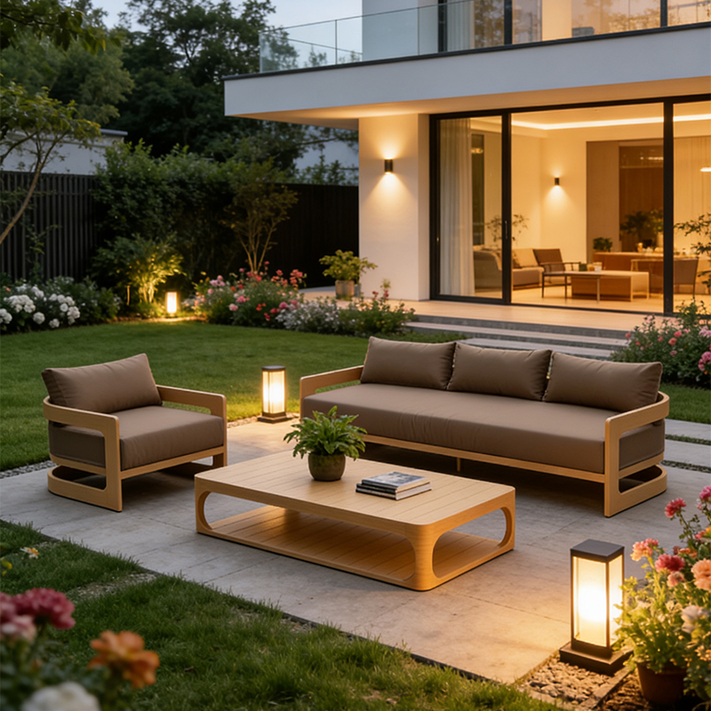 Modern Aluminum Outdoor Sofa S - đánh giá và giá Outdoor Furniture Durable
