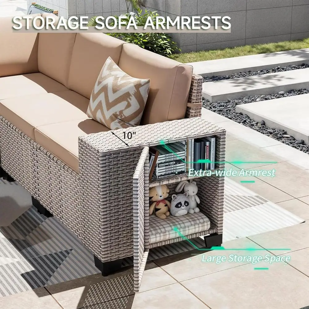 7-Piece Outdoor Patio Furnitur - đánh giá và giá Outdoor Furniture Fire Table