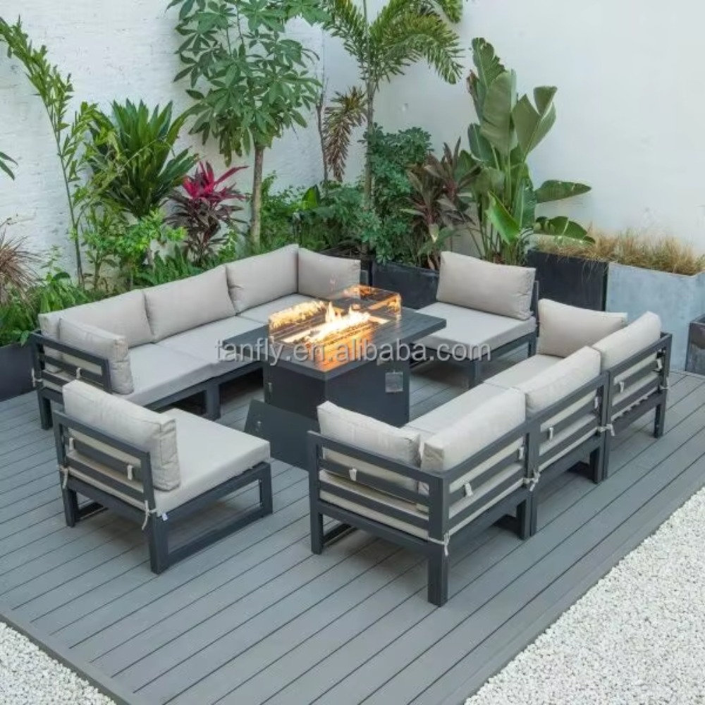 Villa Hotel Outdoor Furniture  - đánh giá và giá Outdoor Furniture Fire Table
