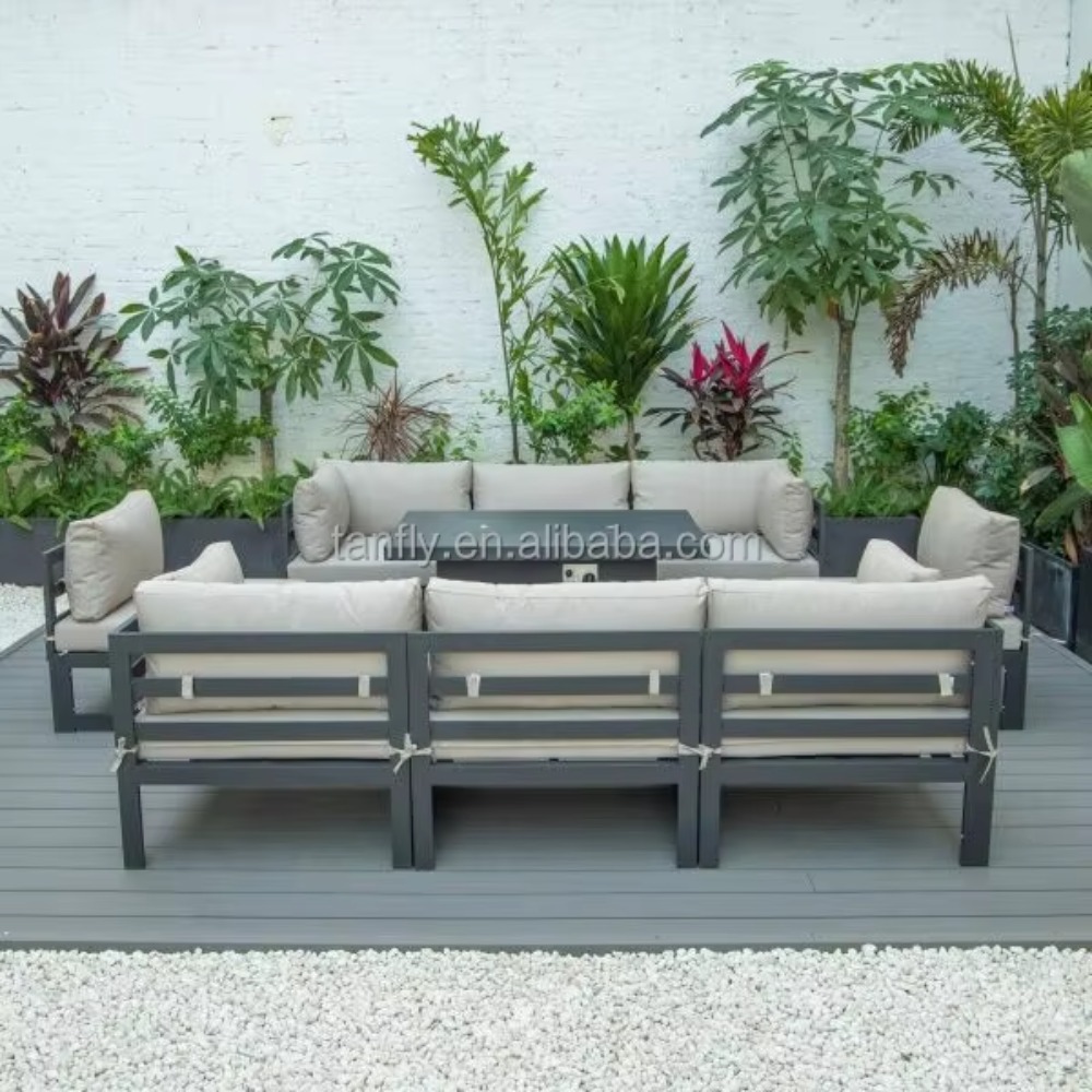 Villa Hotel Outdoor Furniture  - đánh giá và giá Outdoor Furniture Fire Table
