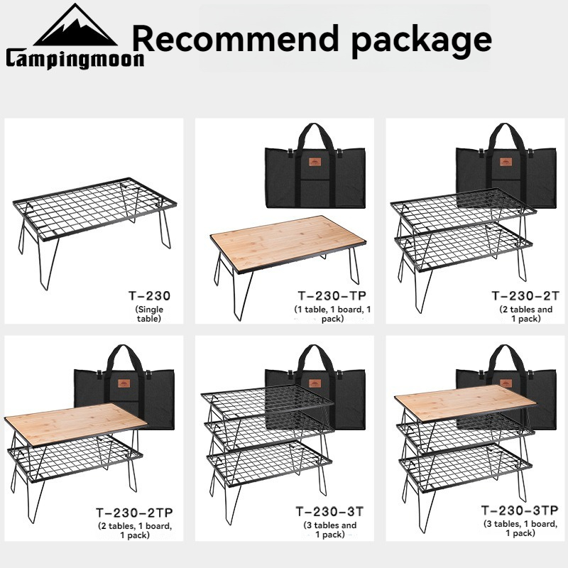 CAMPINGMOON T-230 Portable Mul - đánh giá và giá Folding Picnic Table