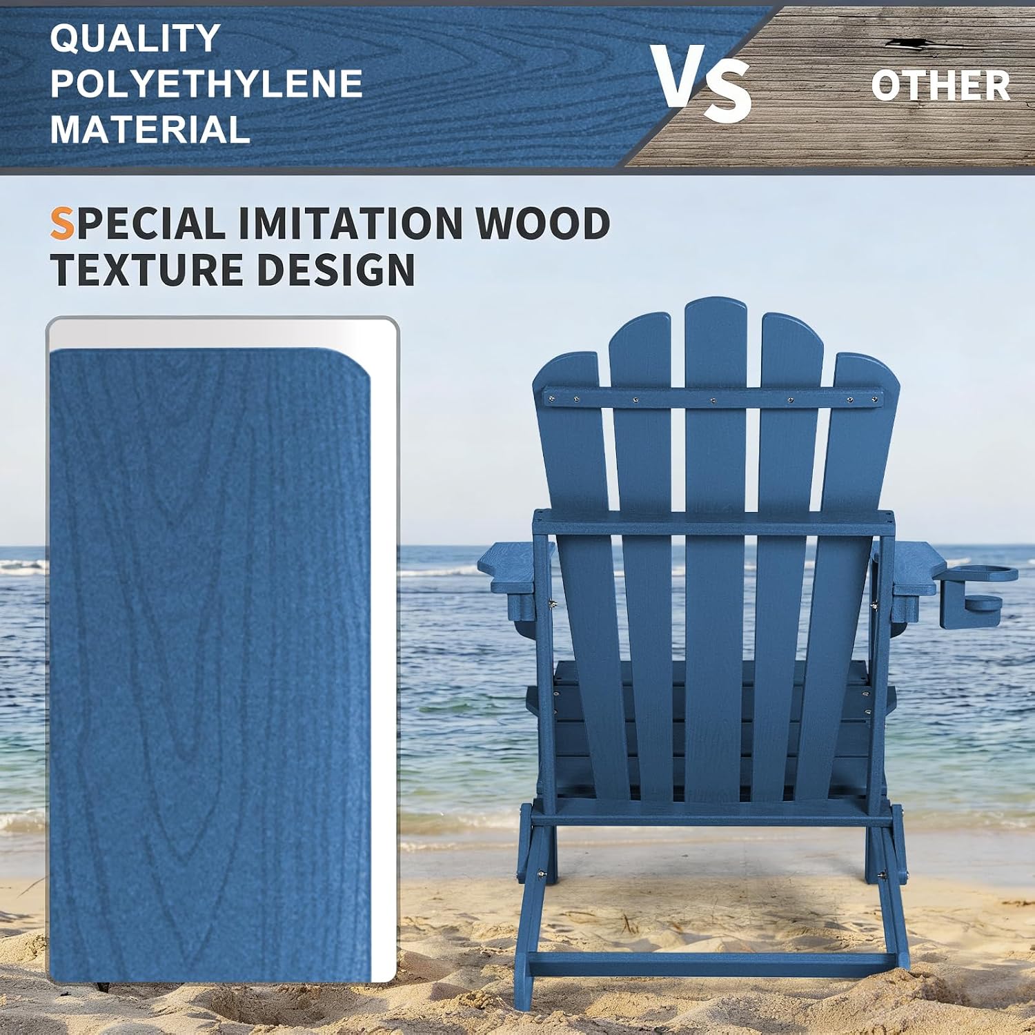 Oversized Folding Adirondack C - đánh giá và giá Outdoor Furniture Easy To Clean