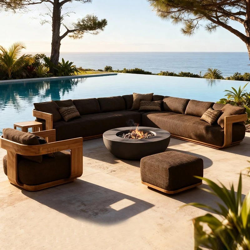 Sofa, with Waterproof UV-resis - đánh giá và giá Outdoor Furniture Teak