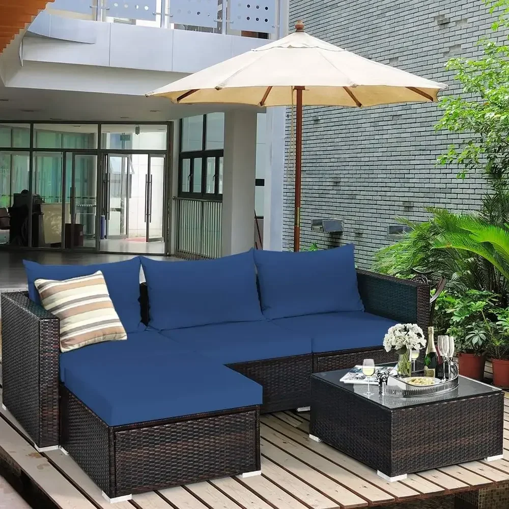 Durable 5-Piece Outdoor Patio  - đánh giá và giá Outdoor Furniture Durable