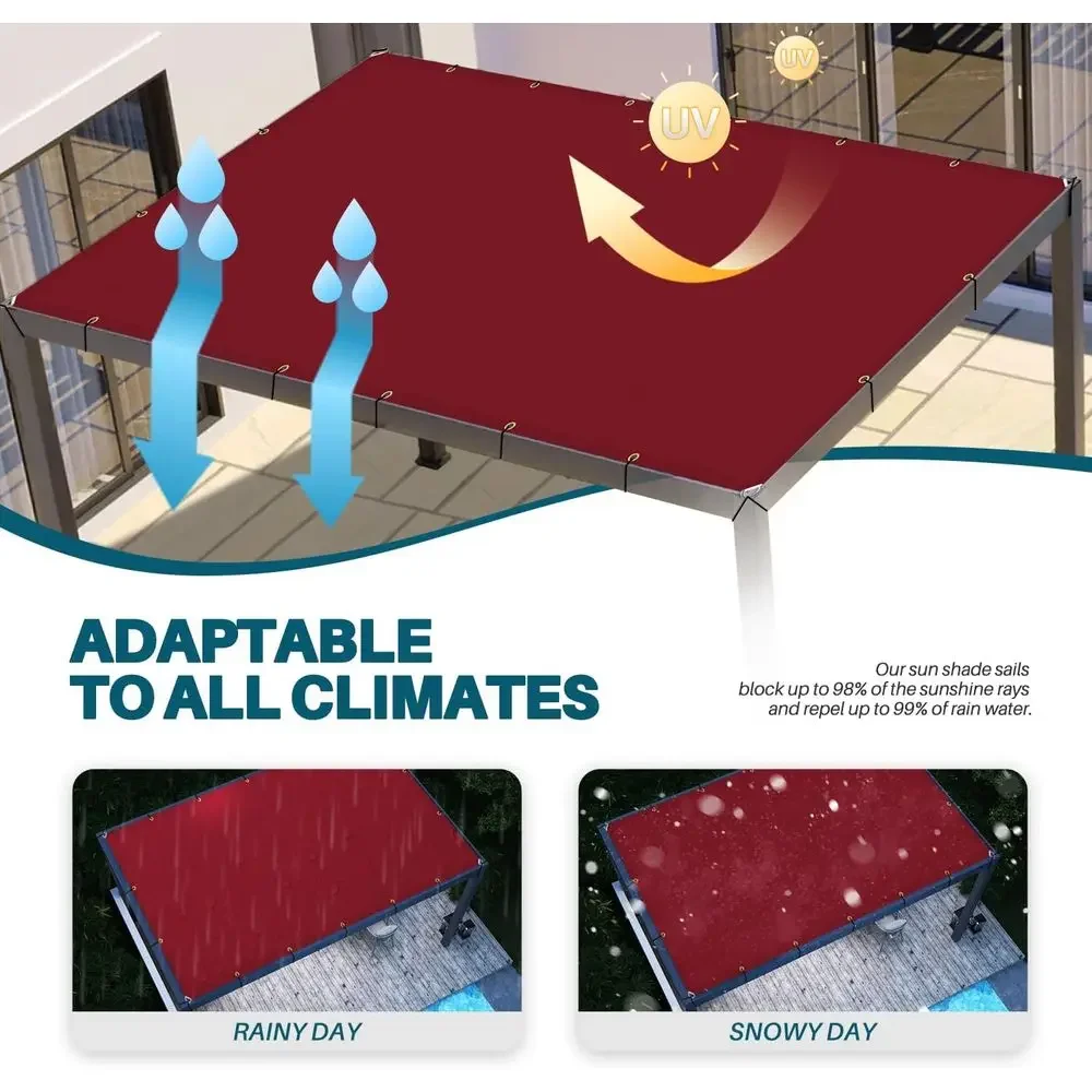 22'x34' Waterproo Sun Shade Sa - đánh giá và giá Sun Sail Shade