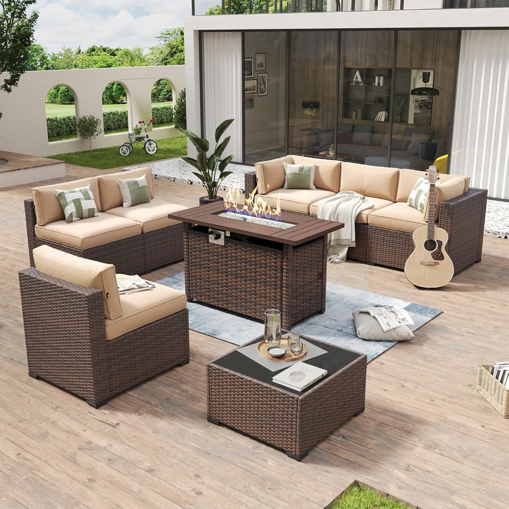 Exclusive Deal   Outdoor Patio - đánh giá và giá Outdoor Furniture Fire Table
