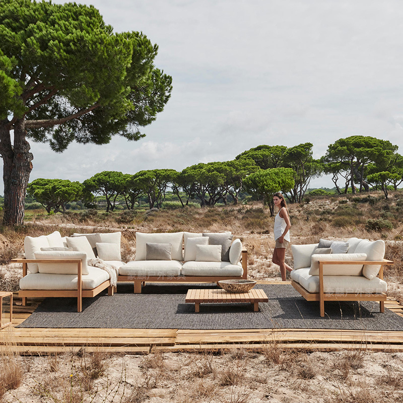 Outdoor Sofa Teak Set Courtyar - đánh giá và giá Outdoor Furniture Teak