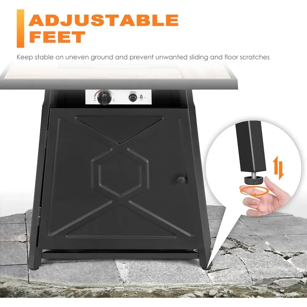 5-Piece Outdoor Patio Furnitur - đánh giá và giá Outdoor Furniture Fire Table