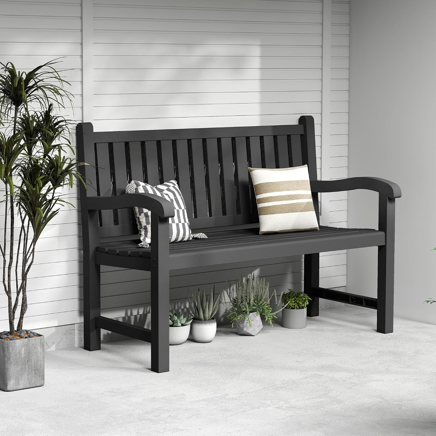 Outdoor Bench 2-Person Resin P - đánh giá và giá Outdoor Furniture Resin